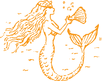 Mermaid Oatmilk Tee — graphic