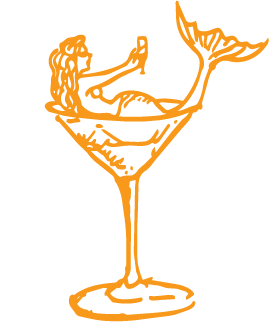 Mermaid Martini Oatmilk Sweatshirt — graphic