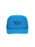 Shelter Island Design Neon Blue Trucker