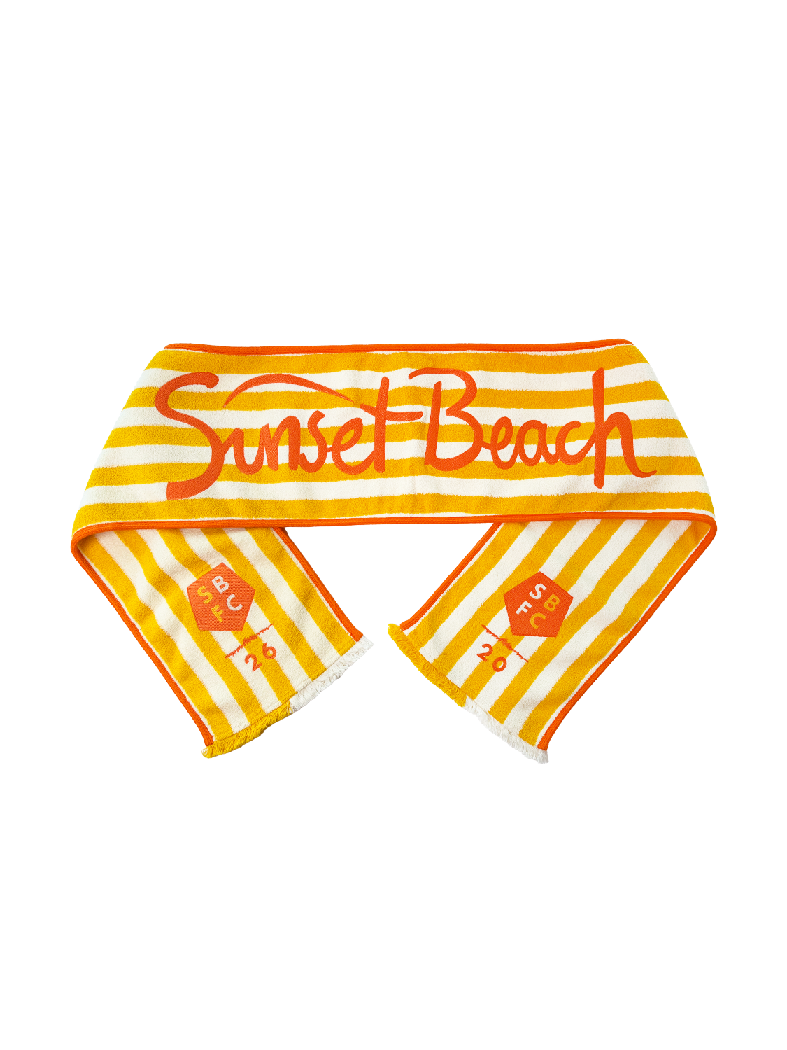 Sunset Beach 2026 World Cup Soccer Scarf